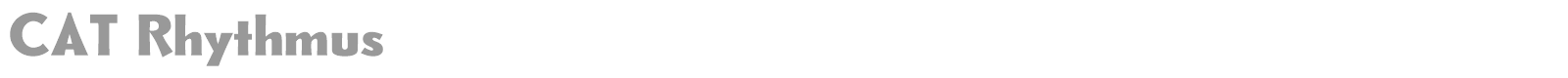 CAT Rhythmus font preview